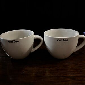 White Coffee Mugs Set